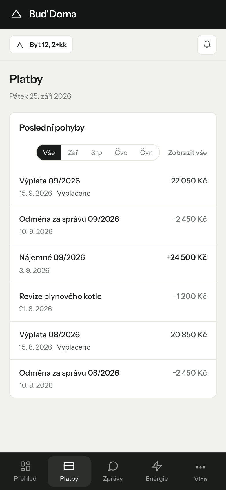 Klientská zóna v telefonu: nájemné, odměna za správu a výplaty majiteli